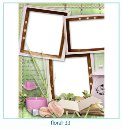 Floral Collages Frames 33